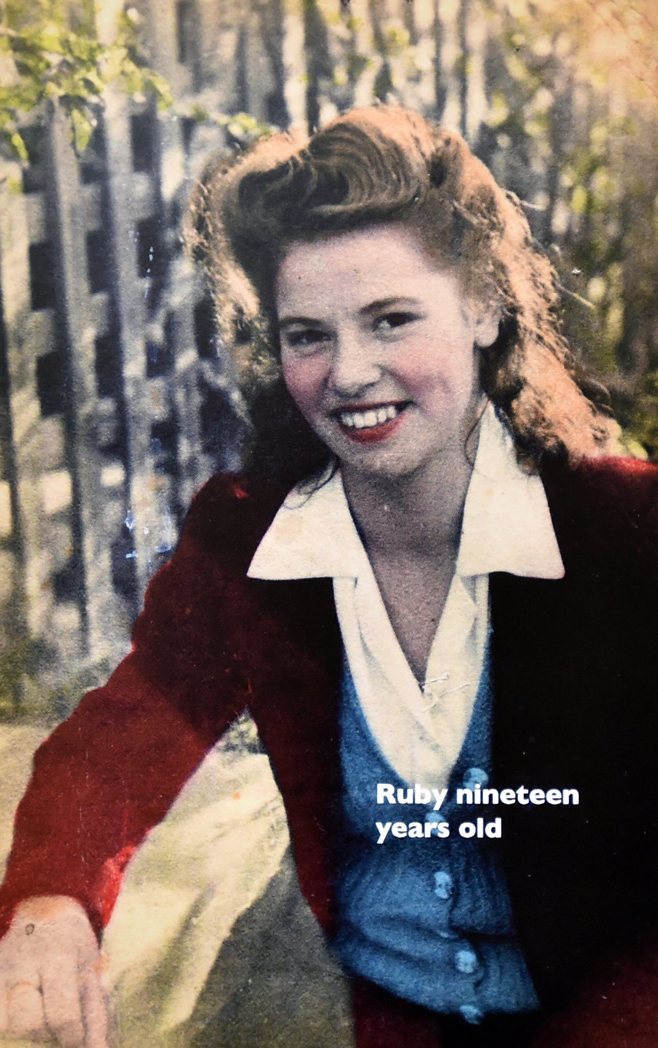 A 19-year-old Ruby Patton when she was working at Cadbury Fry Hudson and playing cricket for the...