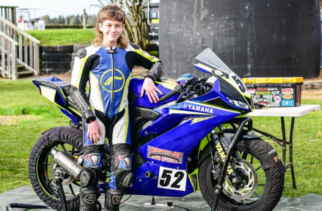 Christchurch teen Ryder Chamberlain. Photo: NZ Superbike Championship