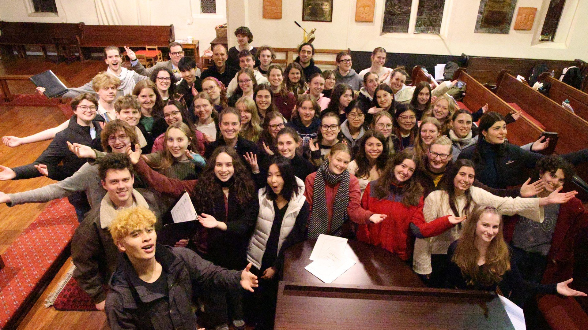 Southern Youth Choir members gather during a recent rehearsal. Photo: Julann Clarke-Morris