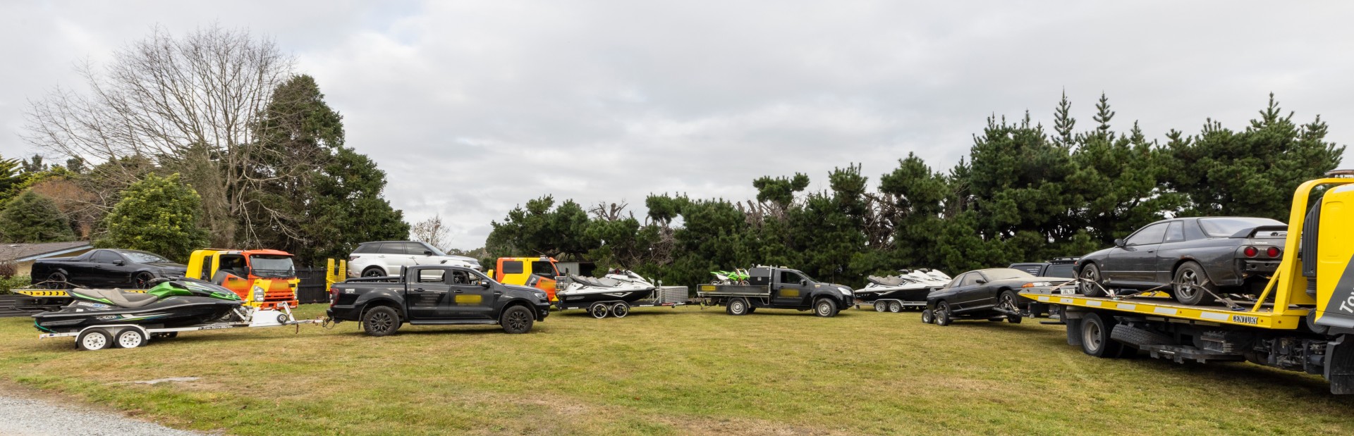 Six people were arrested and $4.8 million worth of property, vehicles and cash was restrained...