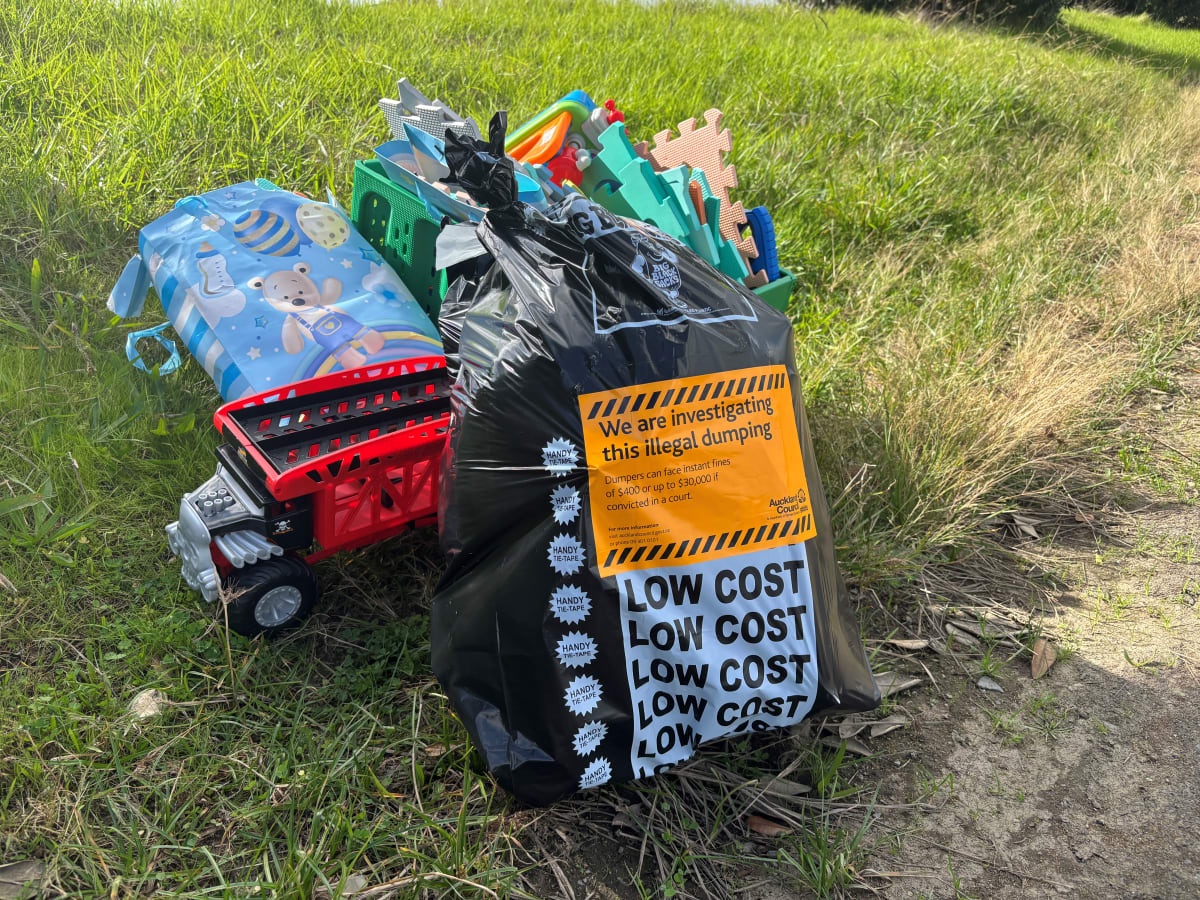 Auckland has about 30 illegal dumping "hotspots", according to the city's council. Photo: RNZ