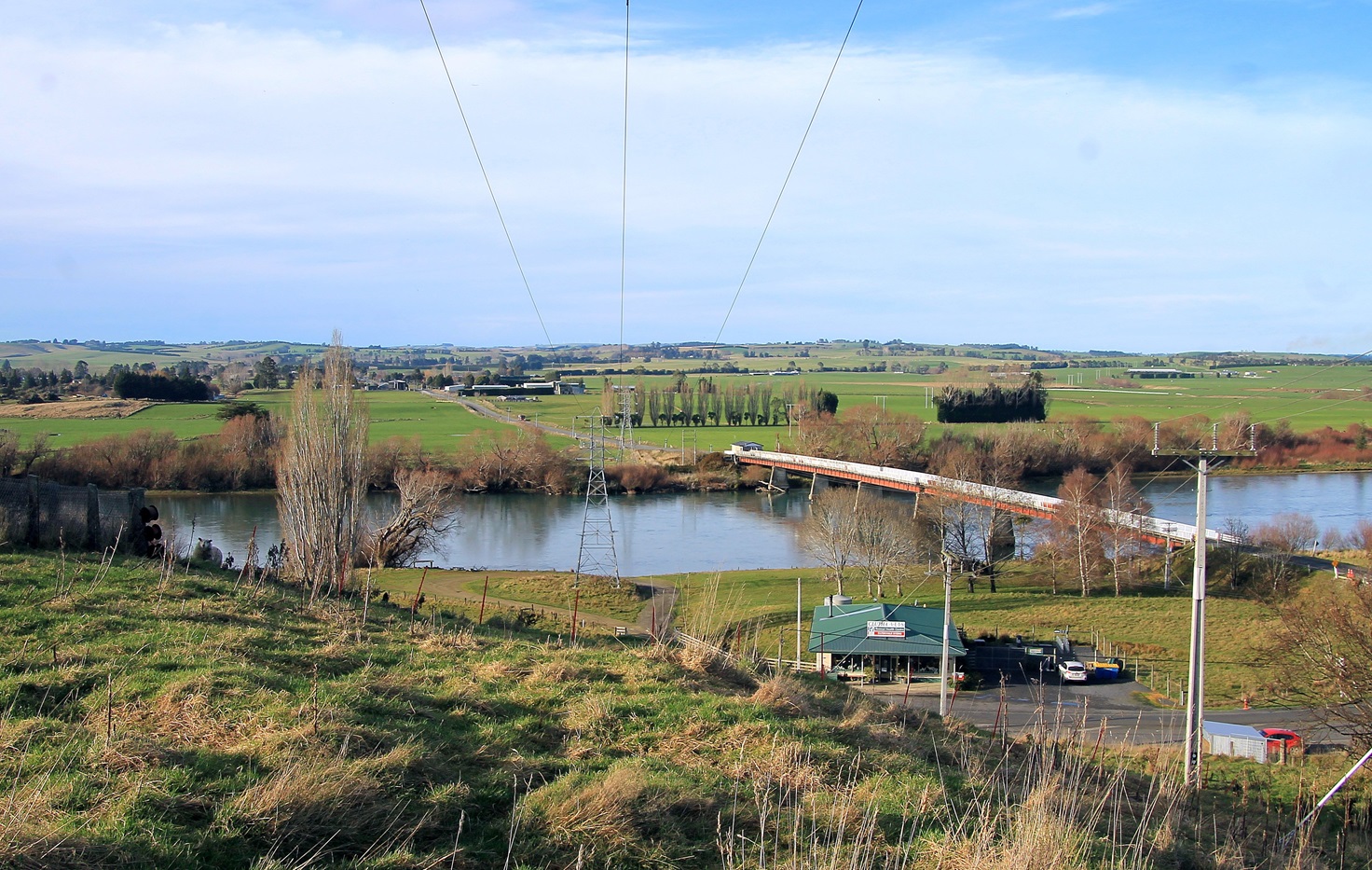 Allangrange Rd and Clydevale’s bridge over the Clutha river. Photo: Nick Brook
