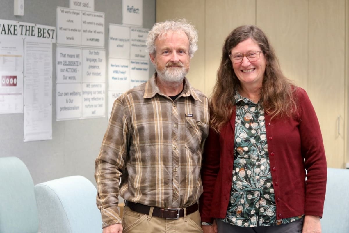 Hebe's owners, Louis Campbell and Viv Smith-Campbell. Photo: RNZ