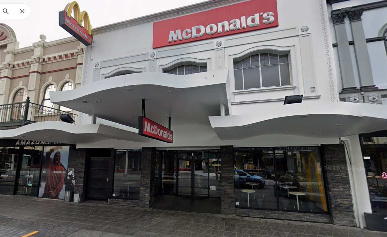 The five youths have been trespassed from McDonald's in George St. Photo: Google Maps 