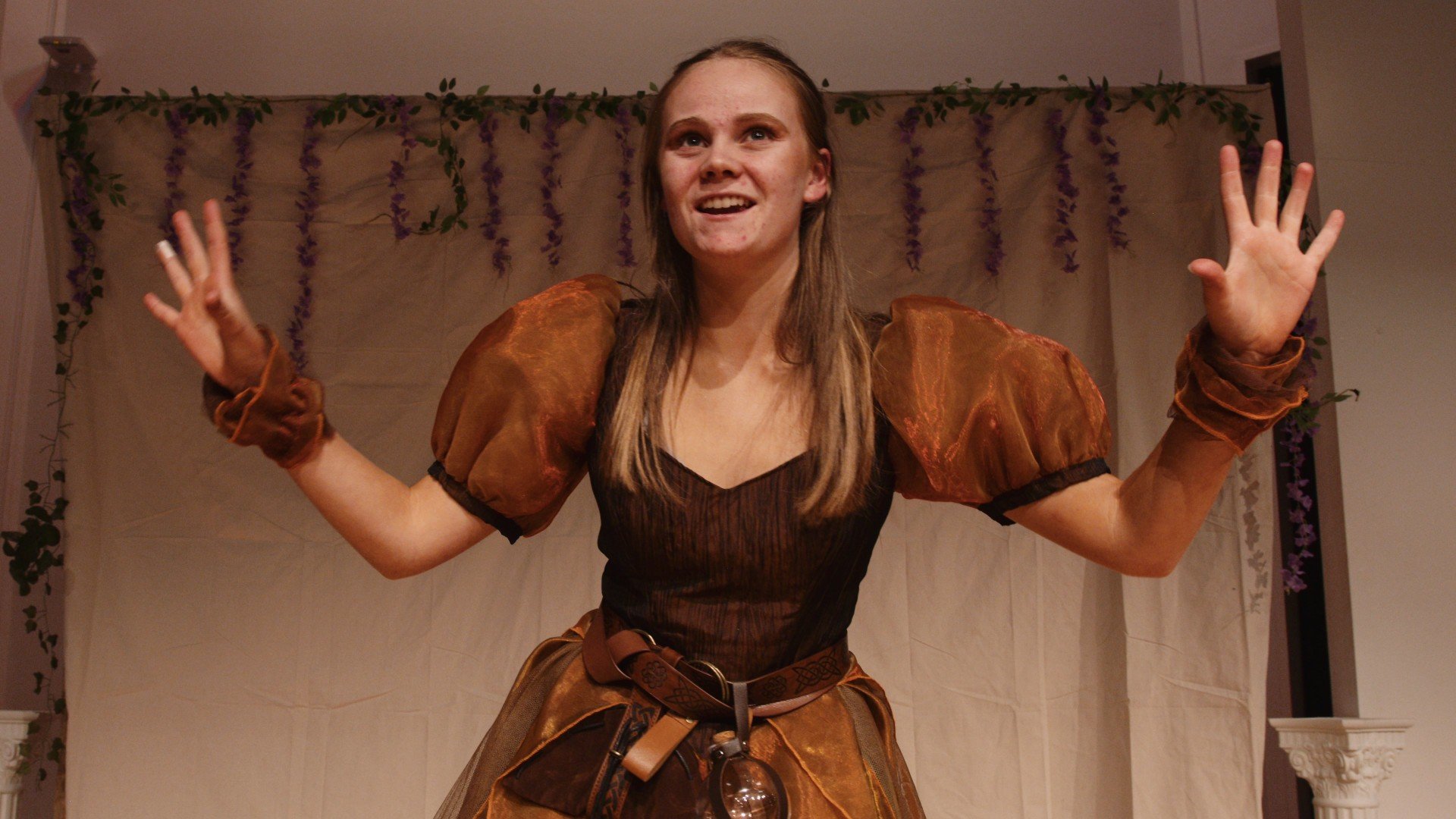 Maddy Smith, 16, is aiming to delight audiences as the mischievous fairy, Puck. 