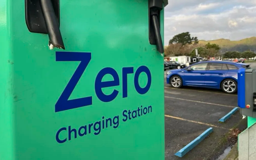 Chargers in Avalon Park in the Hutt have been vandalised. Photo: Supplied