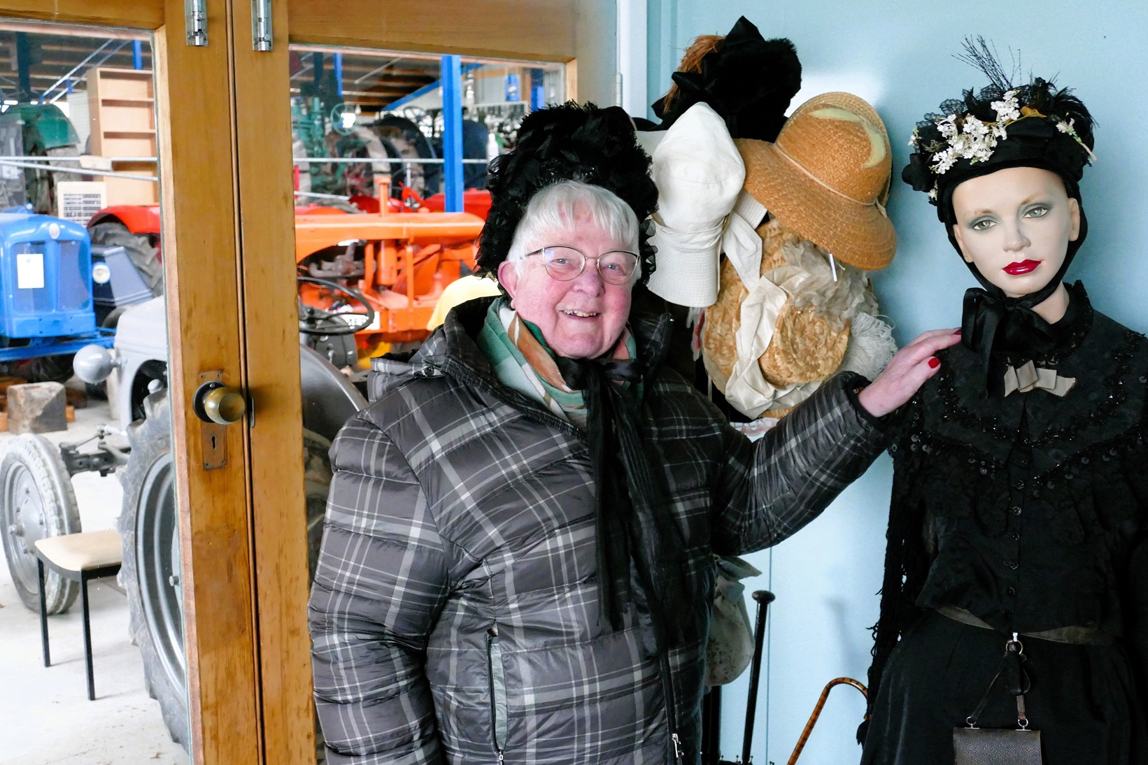 Tapanui Turns 150 convenor Gloria McHutchon dons some heritage finery at the West Otago Vintage...