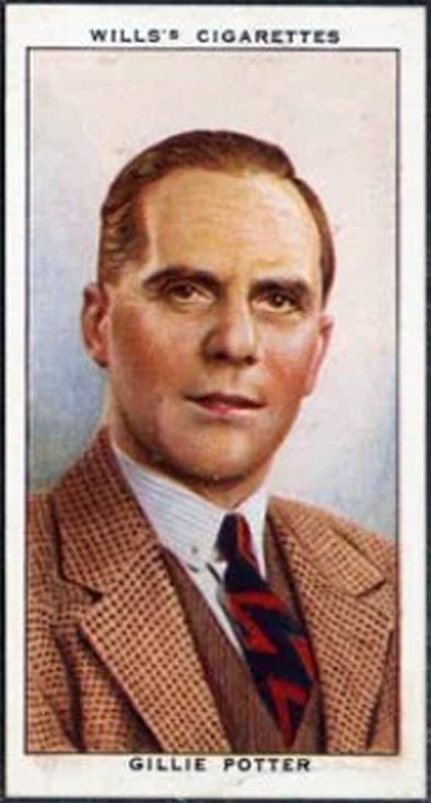 A cigarette card of Gillie Potter, comedian and original owner of Old Inns. PHOTO: ODT FILES

