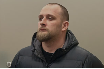 Ricky-Lee Maynard during sentencing in the Nelson District Court on charges that included...
