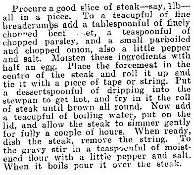 The original recipe published on June 4, 1926. Image: ODT files 
