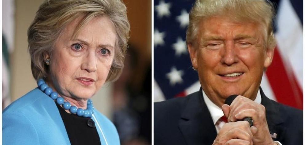 Hillary Clinton and Donald Trump. Photo: Reuters 
