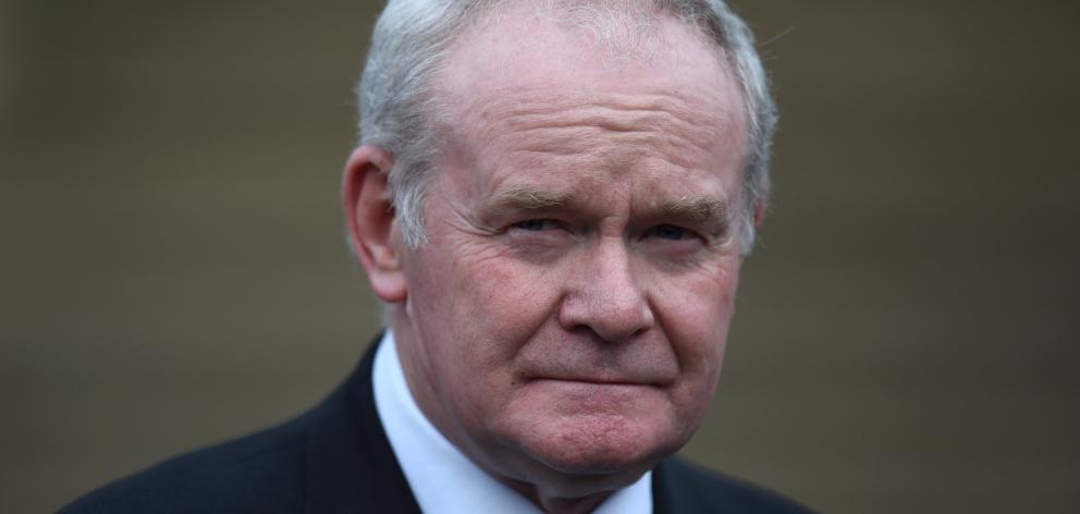 Martin McGuinness was active until the last weeks of his life, helping to force a snap election depriving pro-British unionism of its majority in the regional parliament for the first time. Photo: Reuters 