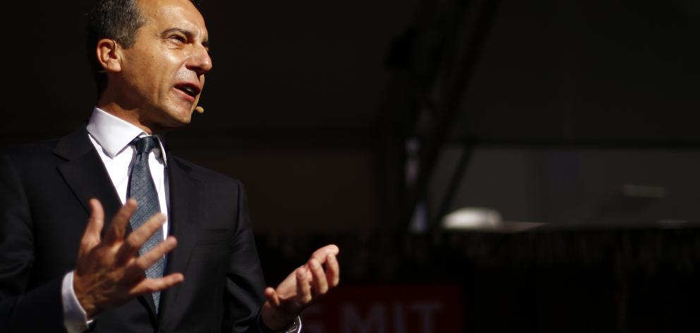 Christian Kern at a campaign rally in Vienna. Photo: Reuters 