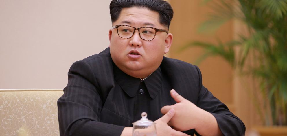 North Korea leader Kim Jong Un. Photo: KCNA via Reuters 