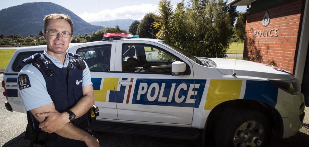 Police Constable Paul Gurney, of Haast, says he is living the ‘‘policing dream’’.