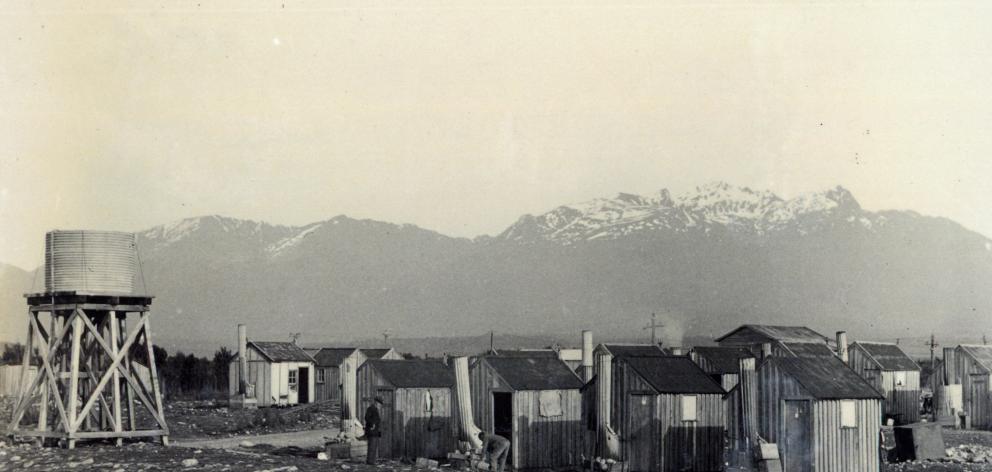 Monowai construction village, circa 1923.