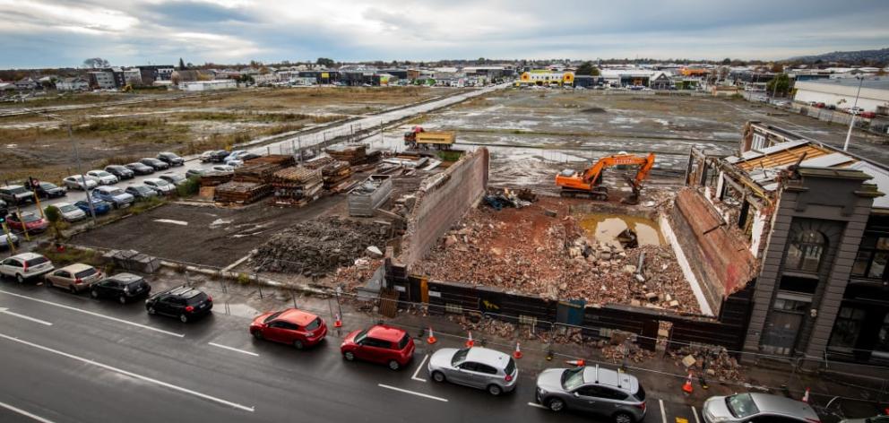 Derelict sites such as the one proposed for the new Christchurch stadium could upset residents, a...