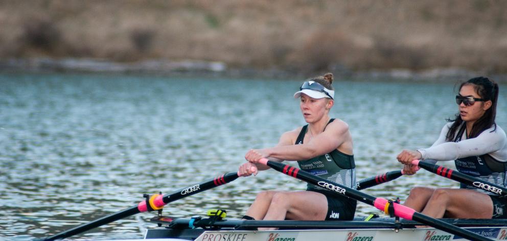 Lightweight rowing world champion Jackie Kiddle and New Zealand under-23 squad member Veronica...