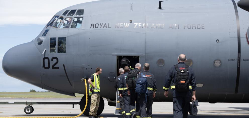 The Defence Force is taking emergency workers, equipment and supplies to Port Vila. PHOTO NZ...