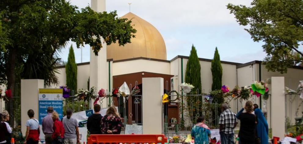 Fifty-one people were killed in the March 15 attacks at the Al Noor mosque (pictured) and Linwood...