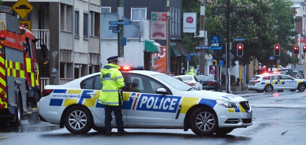 Emergency services were called to the scene about 11.30am. Photo: Gerard O'Brien 