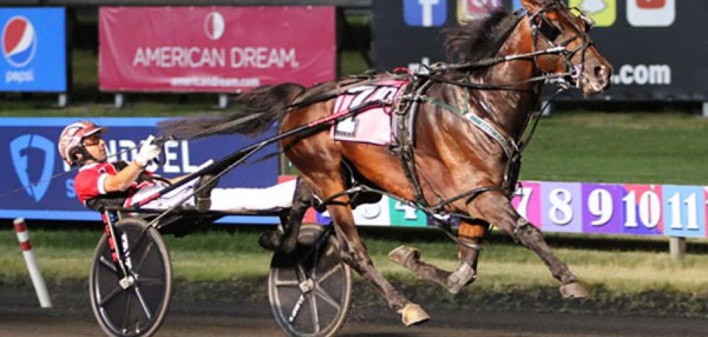 Dexter Dunn steered superstar pacer Bulldog Hanover to a new world record at the Meadowlands....