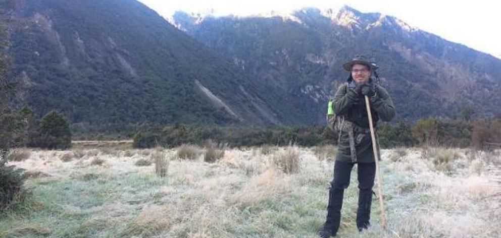 Hans Christian Tornmarck went hunting on May 12. Photo: NZ Police 
