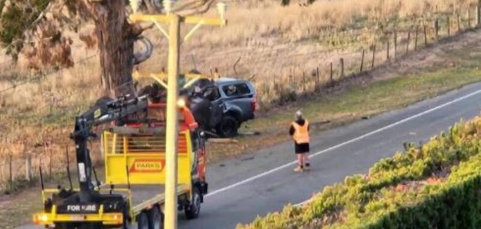 One person has died after a single-vehicle crash on Selwyn Rd near Robinsons Rd, Rolleston. Photo...
