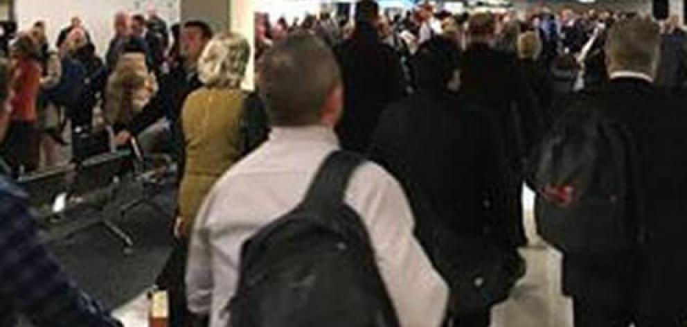 Passengers have to be rescreened after a security breach. Photo: NZME
