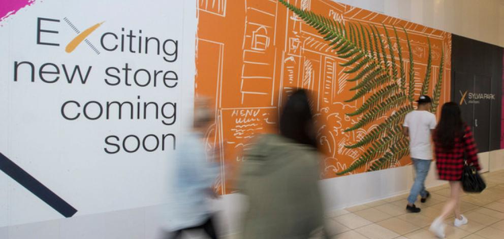 The site of the new Zara store in Sylvia Park Shopping Centre. Photo: NZ Herald