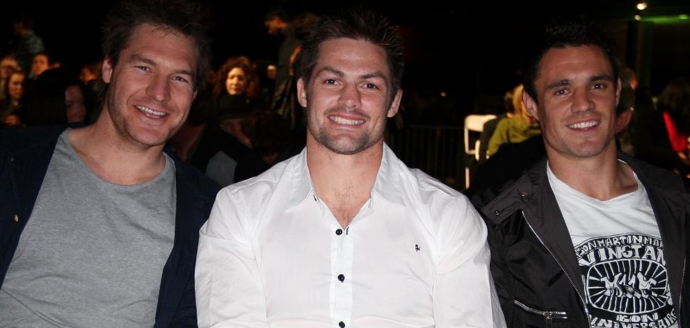 From left: Ali Williams, Richie McCaw and Dan Carter. Photo: Getty Images