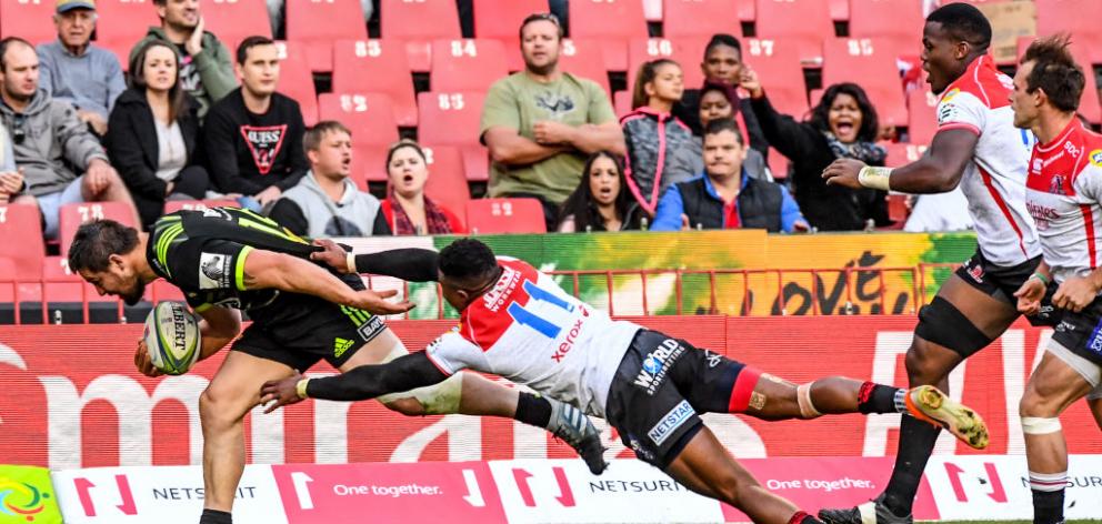 Dane Coles scored two tries for the Hurricanes at Ellis Park. Photo: Getty Images