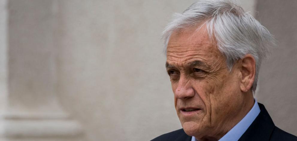 Sebastián Pinera is the first president to face impeachment in Chile in more than 60 years. Photo...