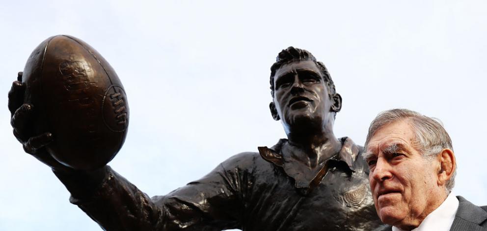 Sir Colin Meads was well enough to attend the unveiling yesterday. Photo: Getty Images