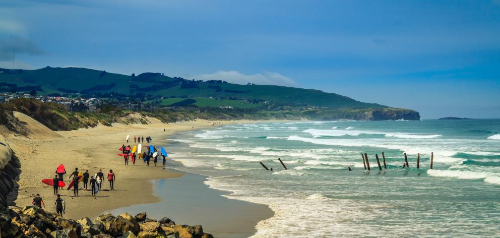 St Clair Beach in Dunedin.  Two-thirds of New Zealanders live in areas that are vulnerable to...