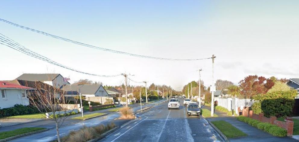 Three fire crews extinguished a house fire on Grassmere St in Papanui overnight. Photo: Google

