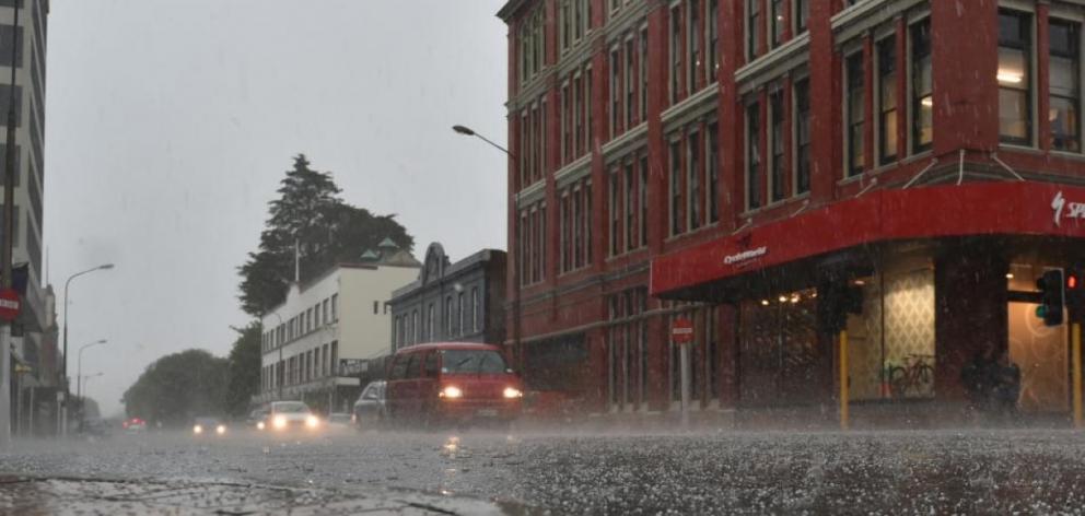 Monday’s storm delivered thunder, lightning, hail and 13.6mm of rain in a short, sharp burst....