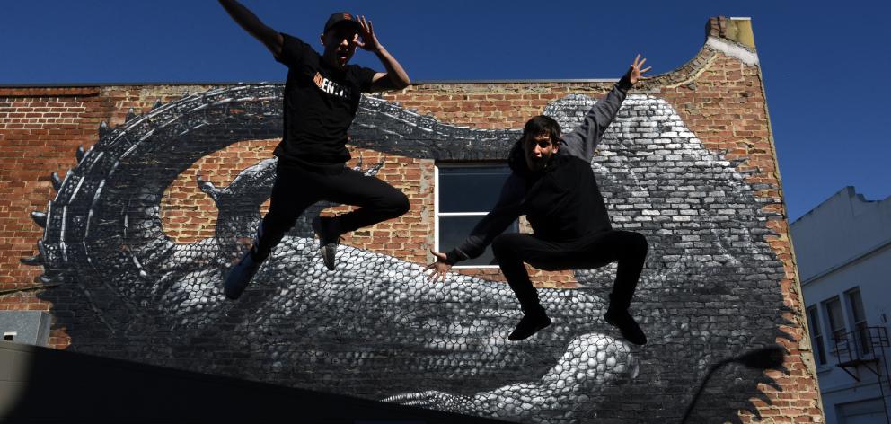 Dancers Josh and Andrew Cesan. Photo: Gerard O'Brien