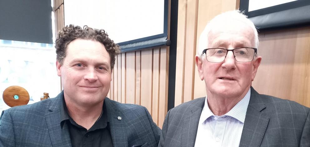 Peter Scott (right) and Craig Pauling, who will be acting chairperson. Photo: David Hill / North...
