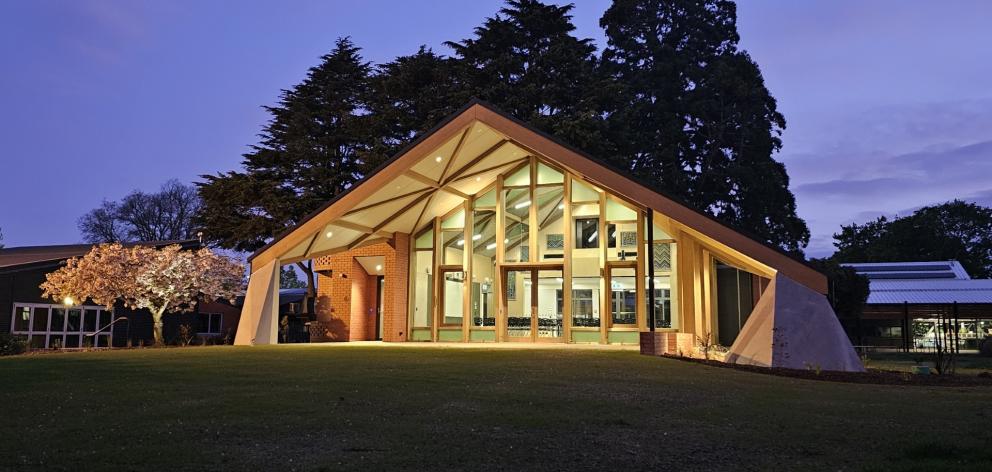 Te Ao Mārama, Rangiora High School’s new cultural learning centre, is open. Photo: Supplied by...
