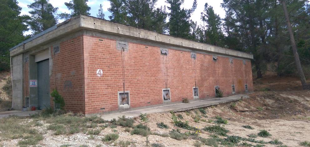The bunker before the transformation. 