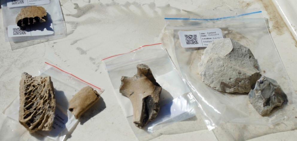 University of Otago researchers at Eastland Port in Gisborne uncovered the peripheries of a 14th...