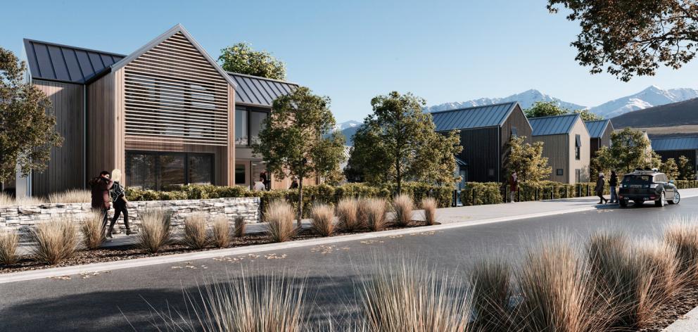 An artist's impression of the Jack's Point streetscape. Photo: Jack's Point Village An artist's impression of the Jack's Point streetscape. Photo: Jack's Point Village