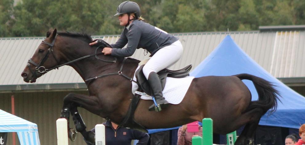 Kimberleigh McCabe and horse Kace in action earlier this year. Photo: Jess Paul