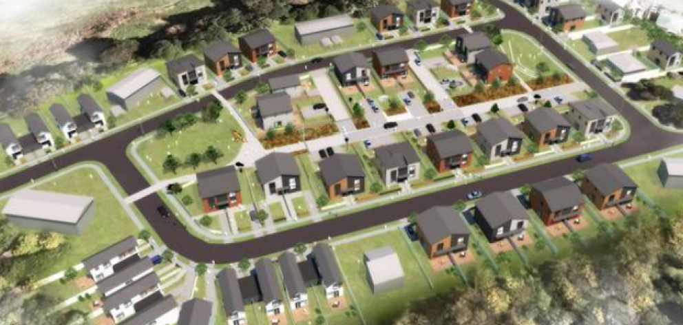 An artist's impression of the development that will be built in the New Plymouth suburb of...