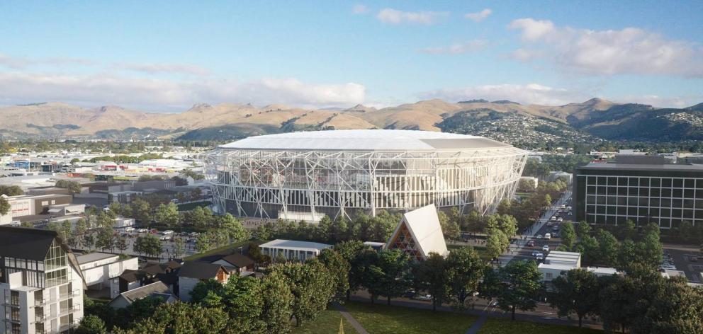 Plans for Christchurch's multi-use arena, Te Kaha. Photo: Supplied