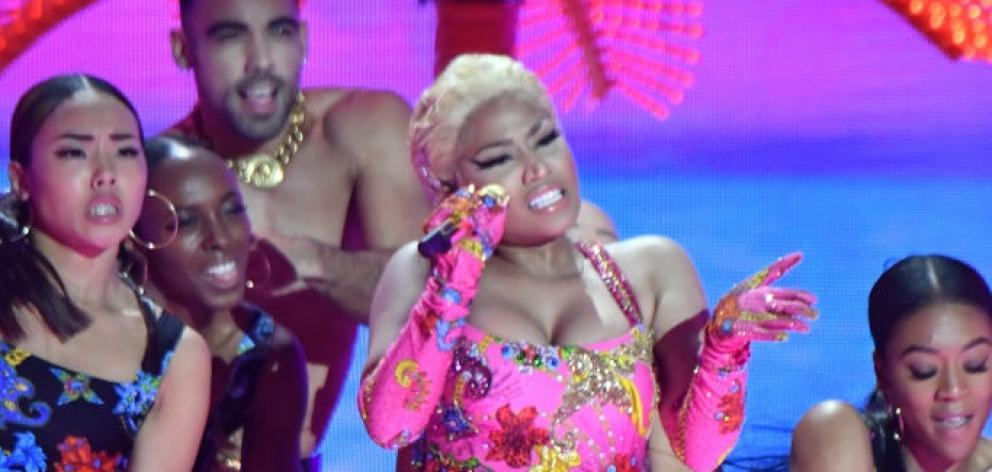 Nicki Minaj is known for her raunchy outfits and provocative stage performances. Photo: Getty...