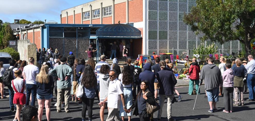 The mosque in Clyde St had been closed after Friday's terror attacks in Christchurch. Photo:...