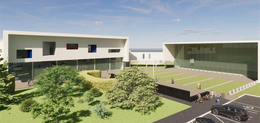 An artist's impression of the Air Force Museum of New Zealand’s planned exhibition space, which...