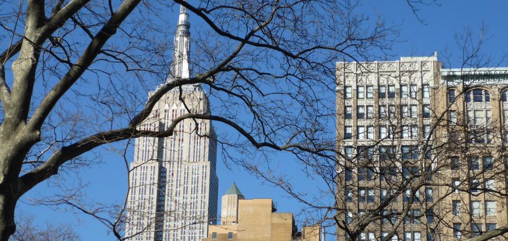 The 102-storey Art Deco Empire State Building is visible from many points around New York. PHOTO: HELEN SPEIRS